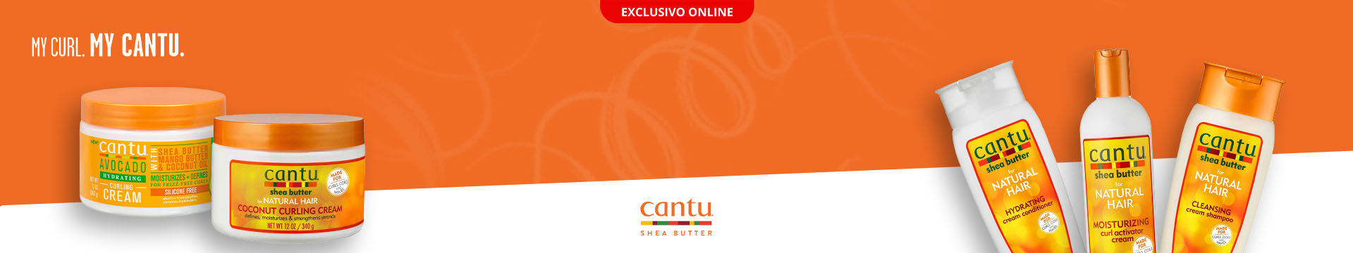 Cantu - Confie a textura do seu cabelo à Cantu, uma marca Exclusivo Continente Online